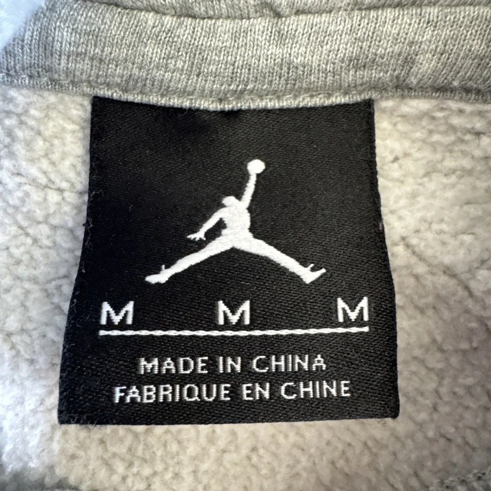 Michael Jordan #23 Sweatshirt Hoodie‎ Air Jordan Jumpman Nike Gray Grey Men's M